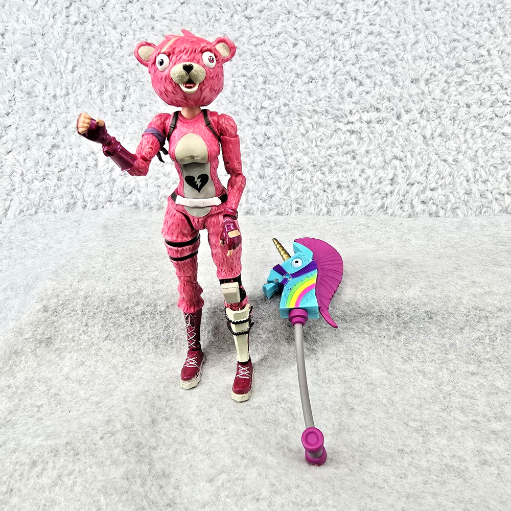 McFarlane Fortnite Cuddle Team Leader 7" Battle Royale Figure Unicorn Pickaxe
